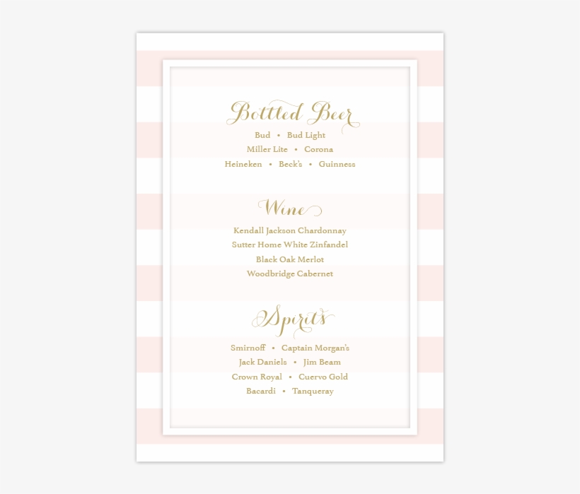 Drink Menu, transparent png download