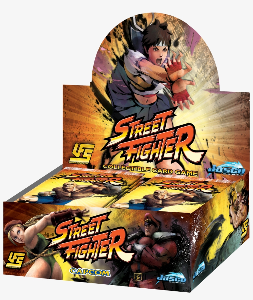 Street Fighter Booster Display - Ufs Street Fighter Booster Box, transparent png download