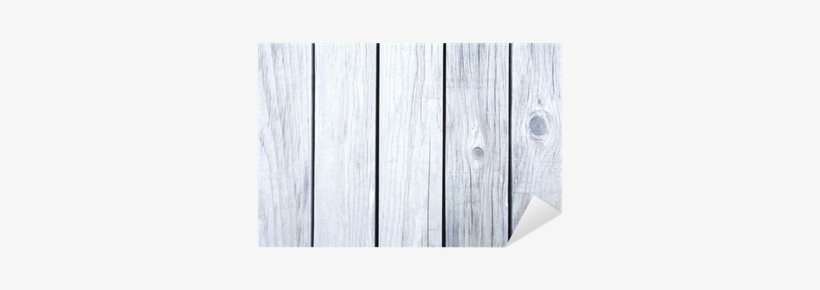 Weathered Fence White Wood Background And Texture Sticker - Plywood, transparent png download