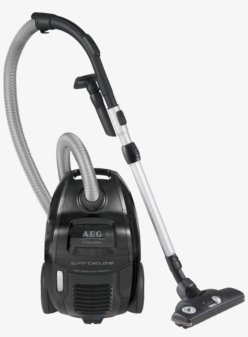 Black Vacuum Cleaner Png Image - Aspiradora Aeg Super Cyclone, transparent png download