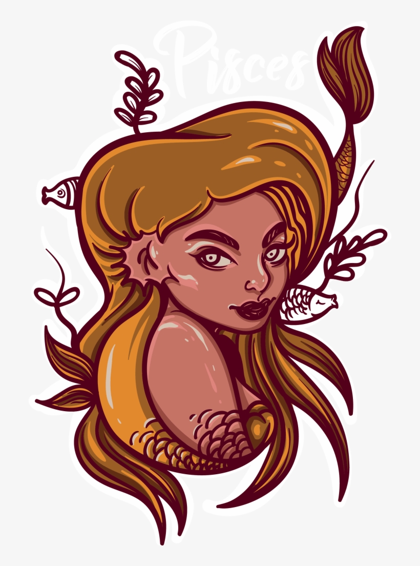 Pisces Buy T Shirt Design - T-shirt, transparent png download