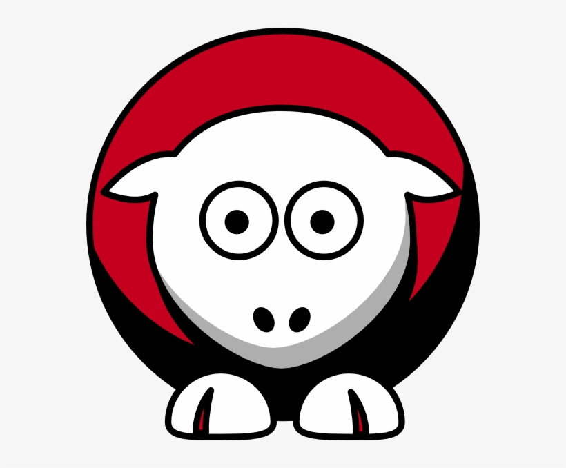 Sheep Cincinnati Reds Team Colors Svg Clip Arts 570, transparent png download