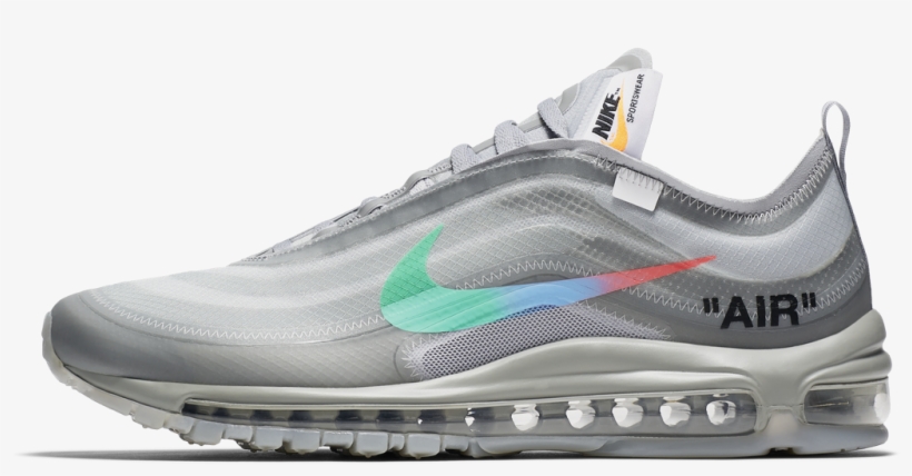 Py Rates On Twitter - Off White X Nike Air Max 97 Menta, transparent png download