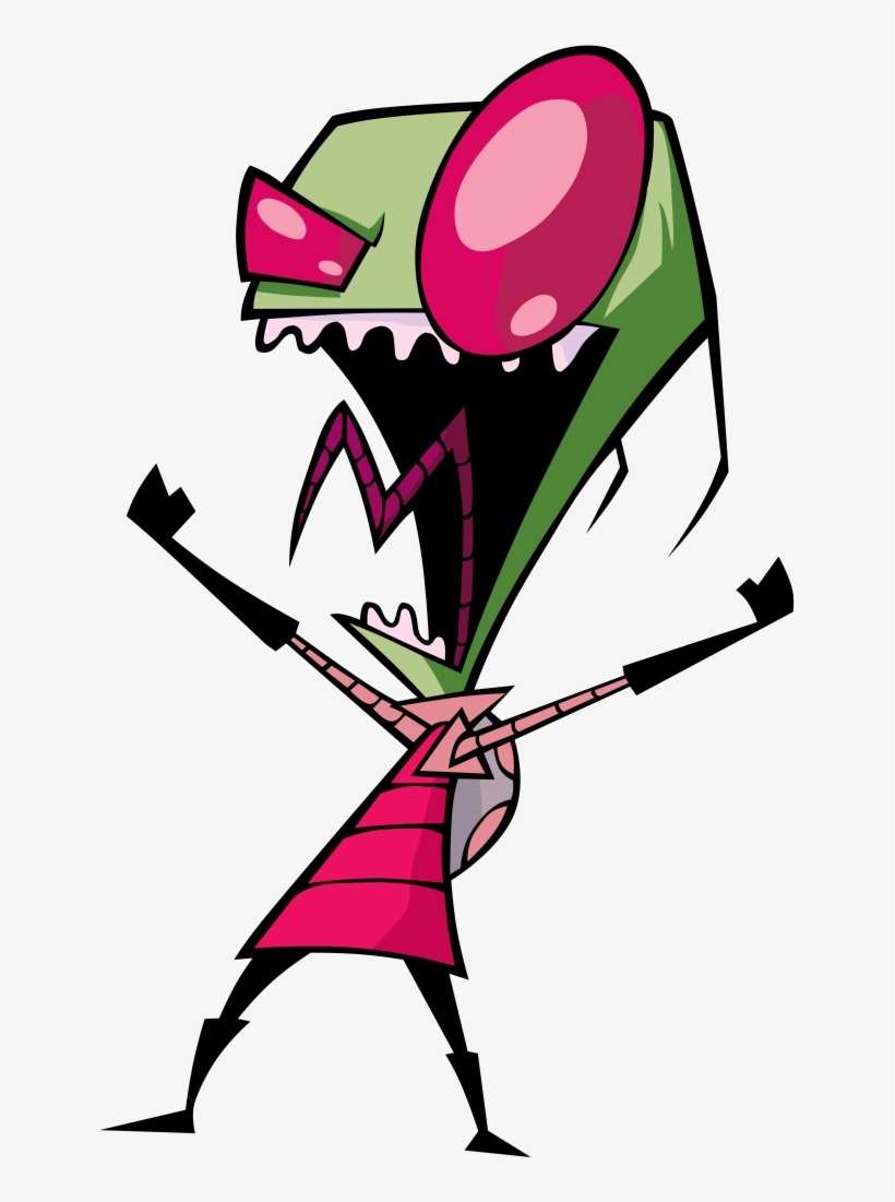 Zim Yelling - Invader Zim Zim, transparent png download