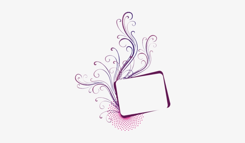 Swirly Vector Frame Psd - Frame For Invitation Png, transparent png download
