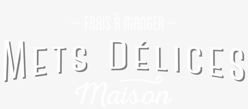 Mets Délices Maison - Calligraphy, transparent png download
