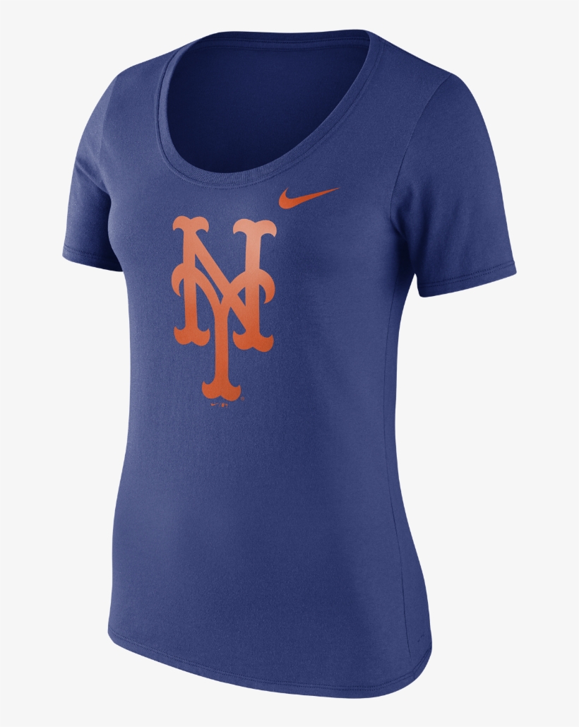 Nike Logo Scoop Women's T-shirt Size Medium - New York Mets, transparent png download