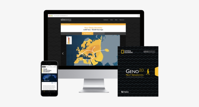 Gain A Unique View Of Your Dna Results With Our New - National Geographic Geno 2.0, transparent png download
