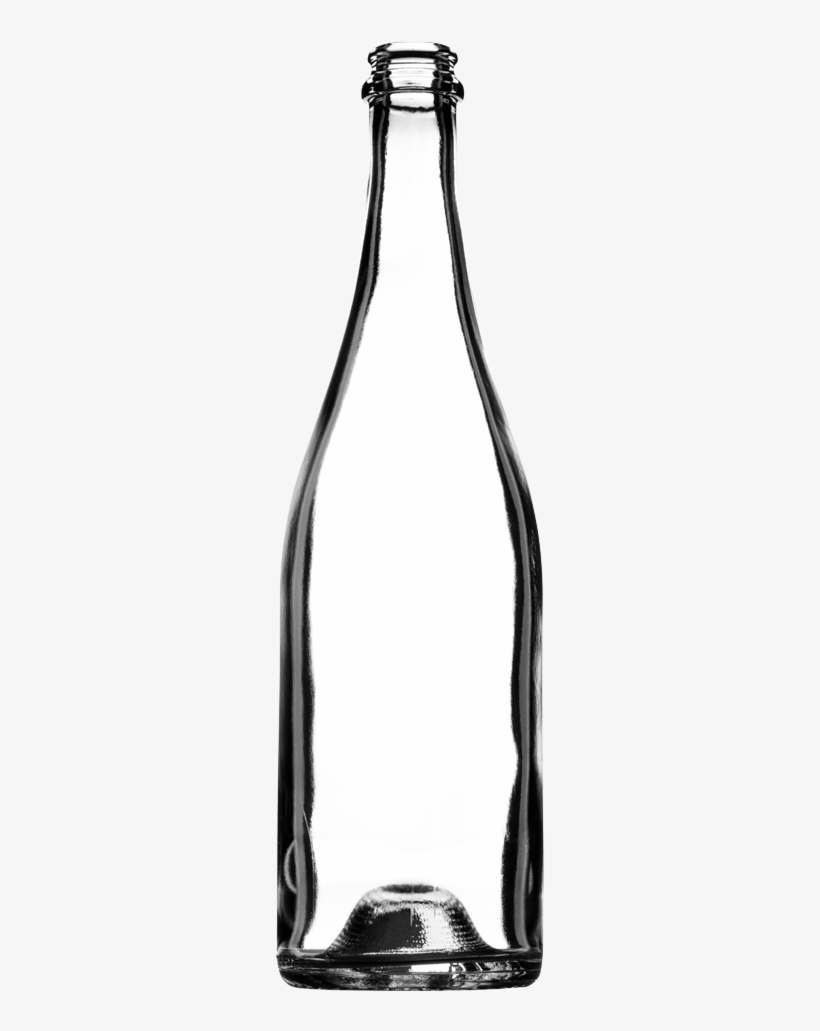 750ml Lightweight White Flint Champagne Bottle Photo - Wine, transparent png download