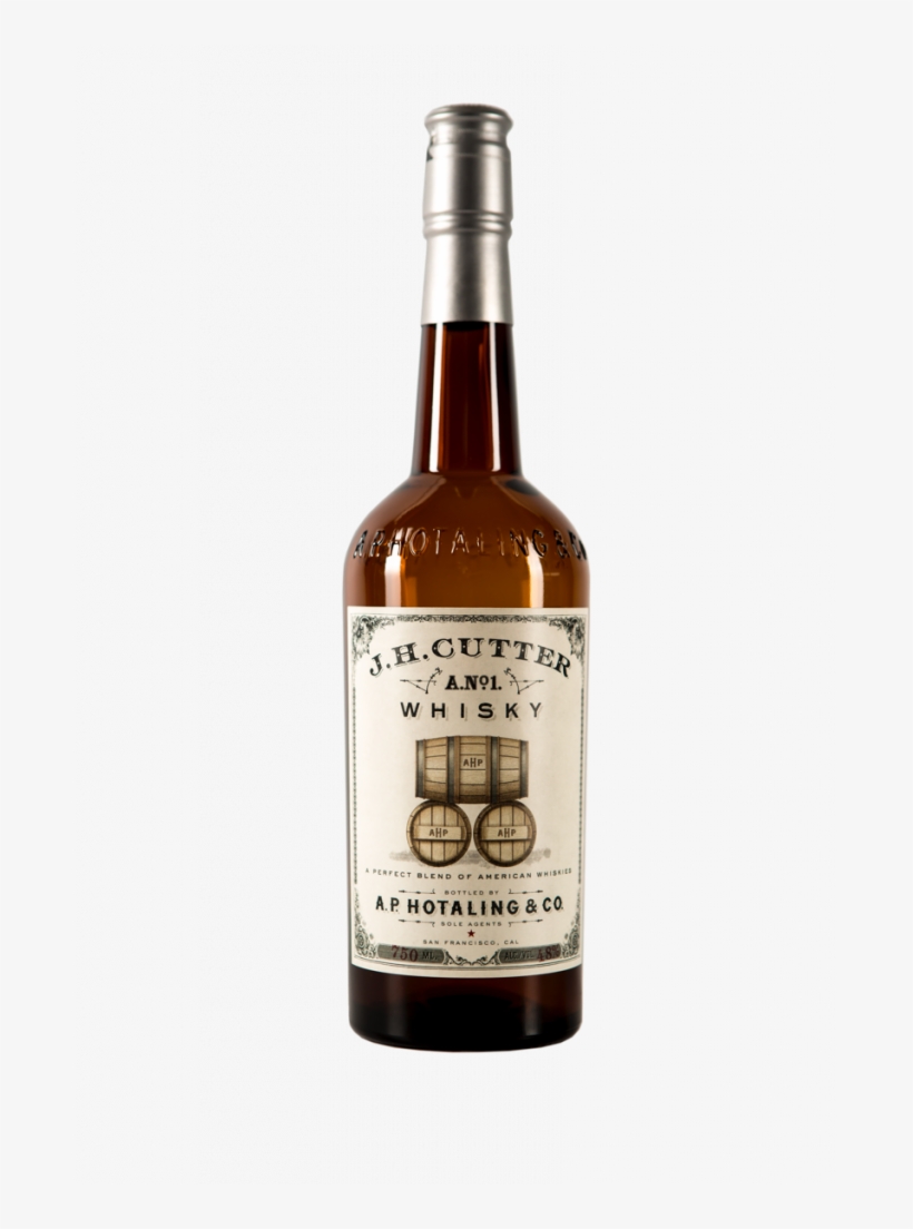 Cutter American Blended Whiskey - Beer Bottle, transparent png download