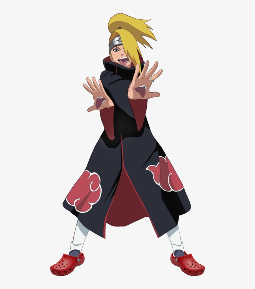 Anime Characters With Crocs @ Dms Open - Deidara Render, transparent png download