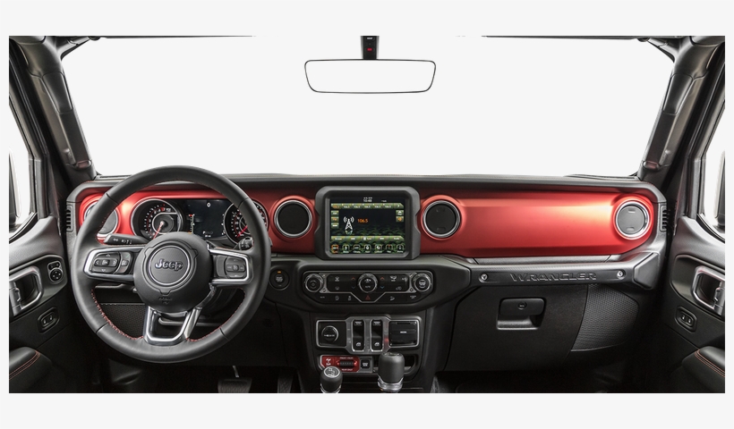 Centered Wide Dash Shot - 2019 Jeep Wrangler Unlimited Rubicon Hellayella For, transparent png download