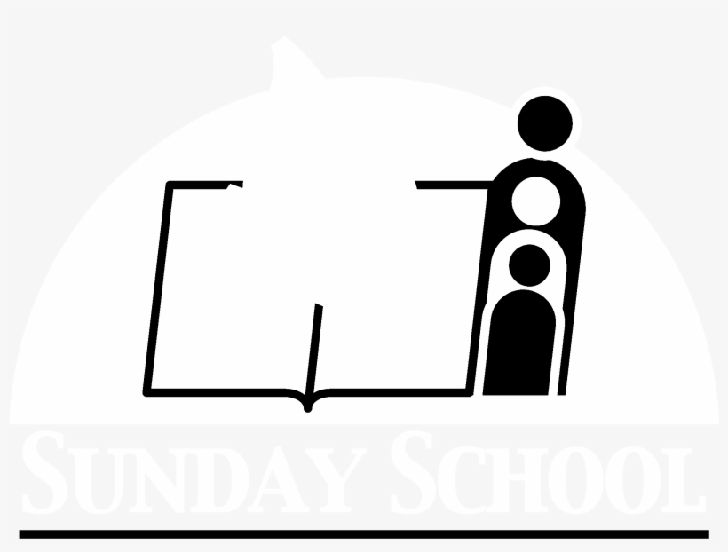 Sunday School Logo Black And White - Design Sunday School Free, transparent png download