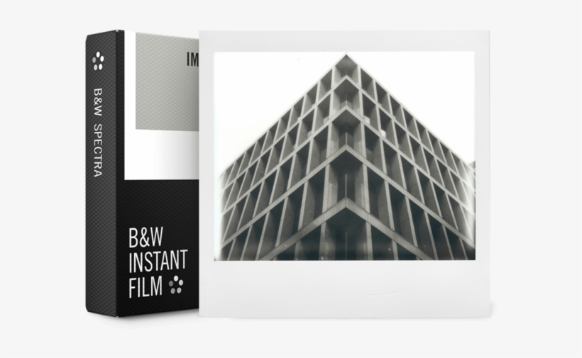 4519 Impossible Spectra Blacknwhite2 - Photographic Film, transparent png download