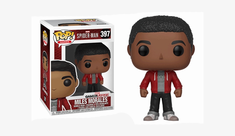1 Of - Miles Morales Funko Pop, transparent png download