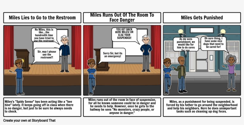 Week 1 "miles Morales Spider Man" Pgs - Cartoon, transparent png download