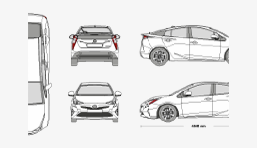 Toyota Clipart Prius - Toyota Prius, transparent png download