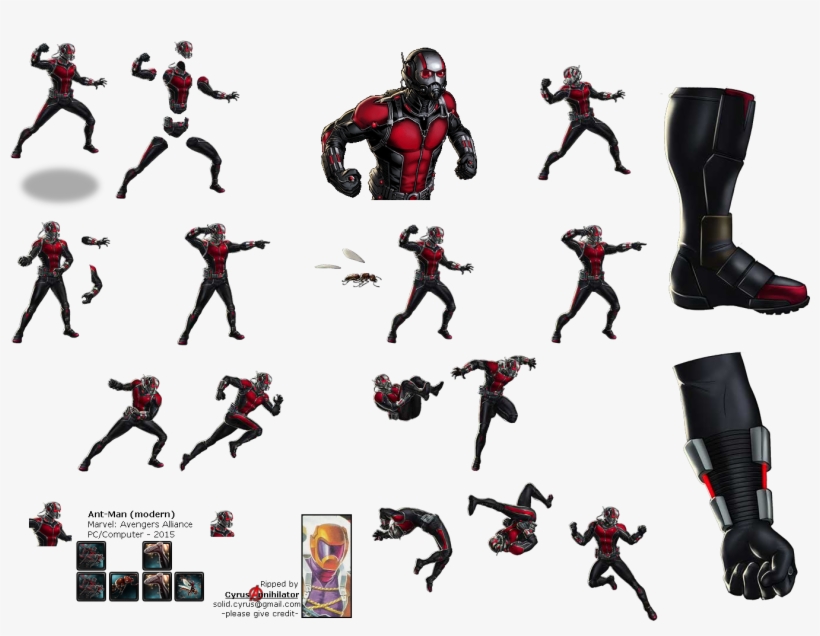 Click For Full Sized Image Ant-man - Marvel Avengers Alliance Ant Man, transparent png download