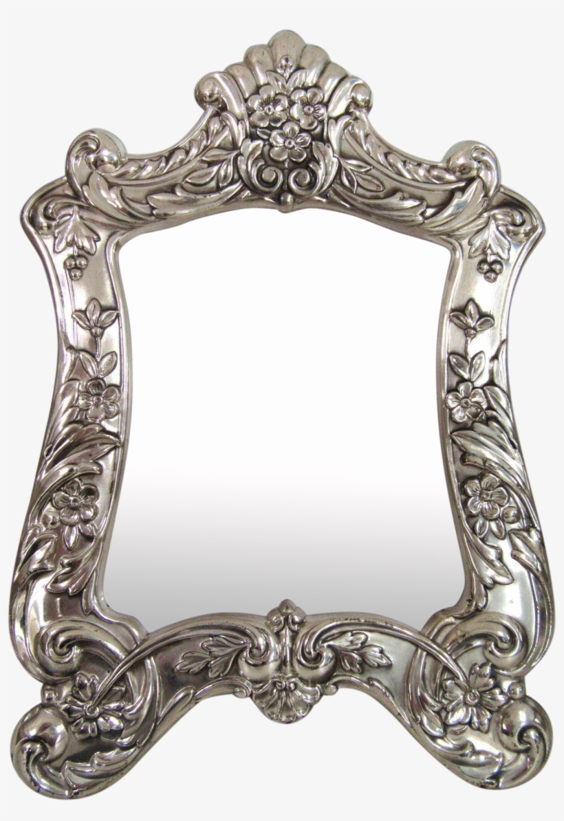 Ornate Vintage 6' Sterling Silver Easel Back Picture, transparent png download