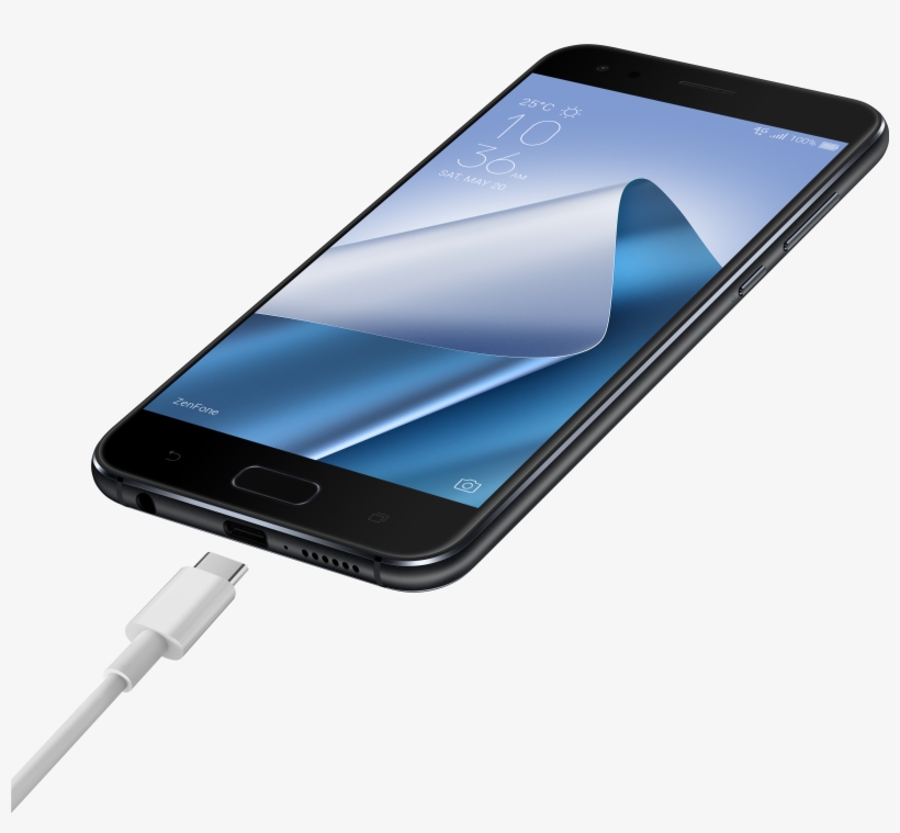 With The Asus Usb C ™ Cable You Can Easily Charge Your - Asus Zenfone 4 (ze554kl), transparent png download