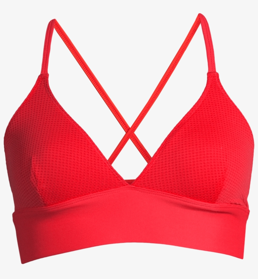 Iconic Bikini Top Sunset Red - Bra, transparent png download