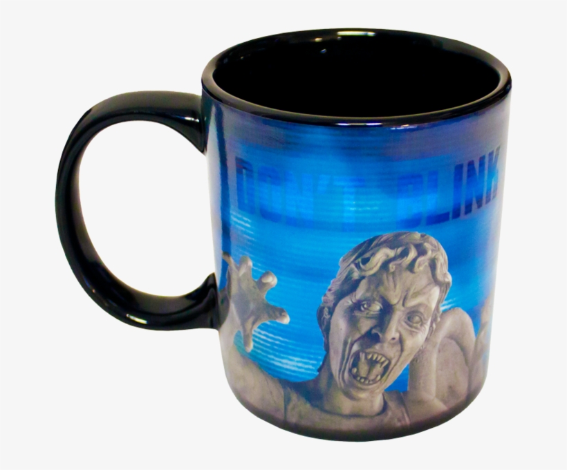 Weeping Angel Heat Changing Mug - Doctor Who Heat Sensitive Mug, transparent png download