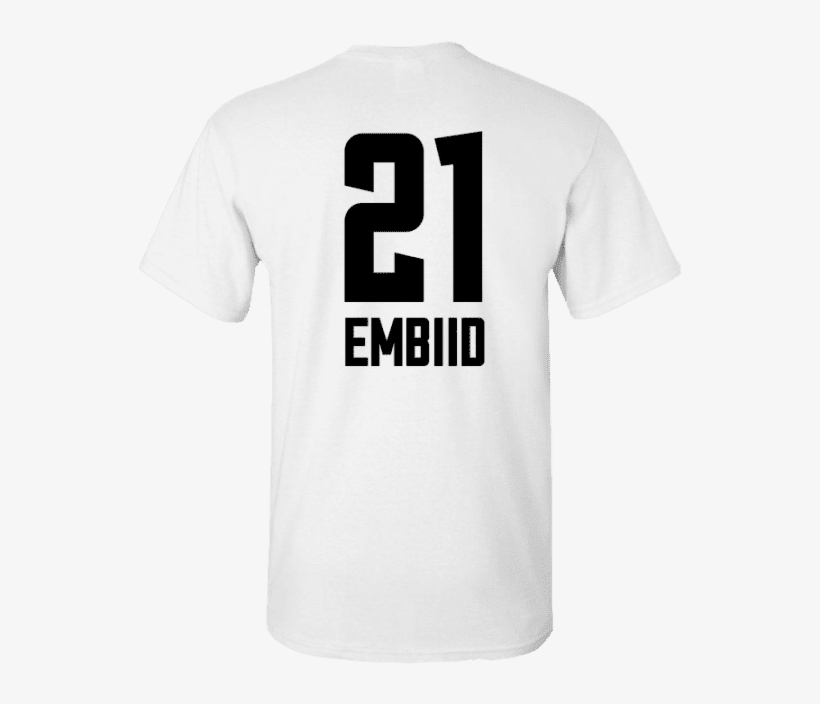 Men's Joel Embiid All Star Jersey T-shirt - Ozil World Cup 2018 Jersey, transparent png download