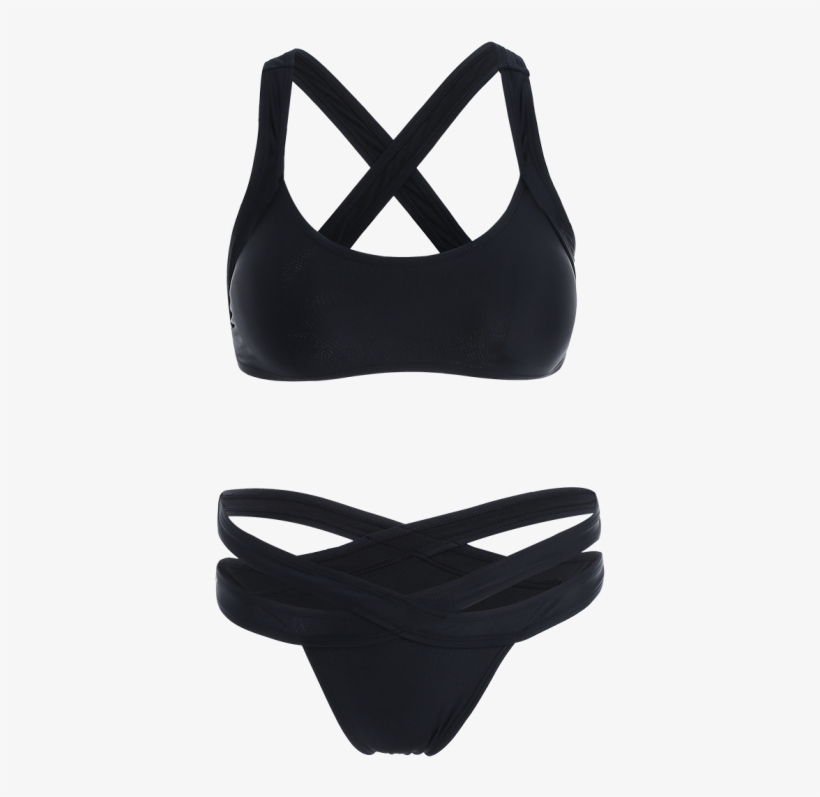 Svg Royalty Free Download Cut Out Sporty Bikini - Bikini Deportivo Relleno, transparent png download