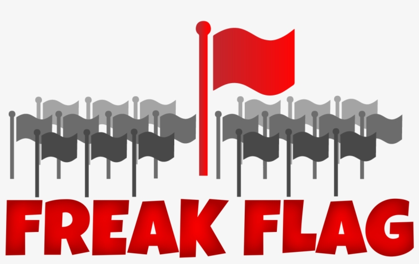 Freakflaglogowithflags - Saying About Reading Corner, transparent png download