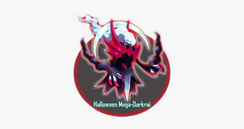 Halloween Mega Darkrai - Graphic Design, transparent png download