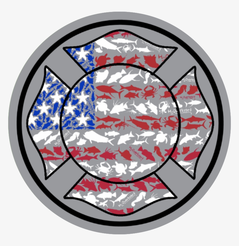 American Maltese Cross Sticker - Circle, transparent png download