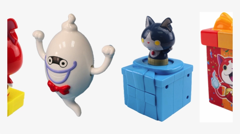 Mcdonald's Se Paye Les Yo Kai Watch Avec Son Happy - Youkai Watch Mcdonalds Toys, transparent png download