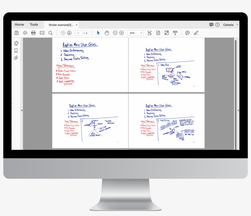 White Board Png - Computer Monitor, transparent png download