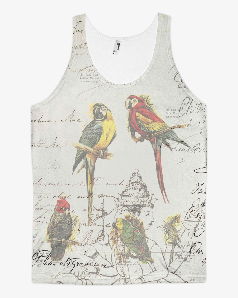 American Apparel White Flat Front Mockup Tanktop - Active Tank, transparent png download