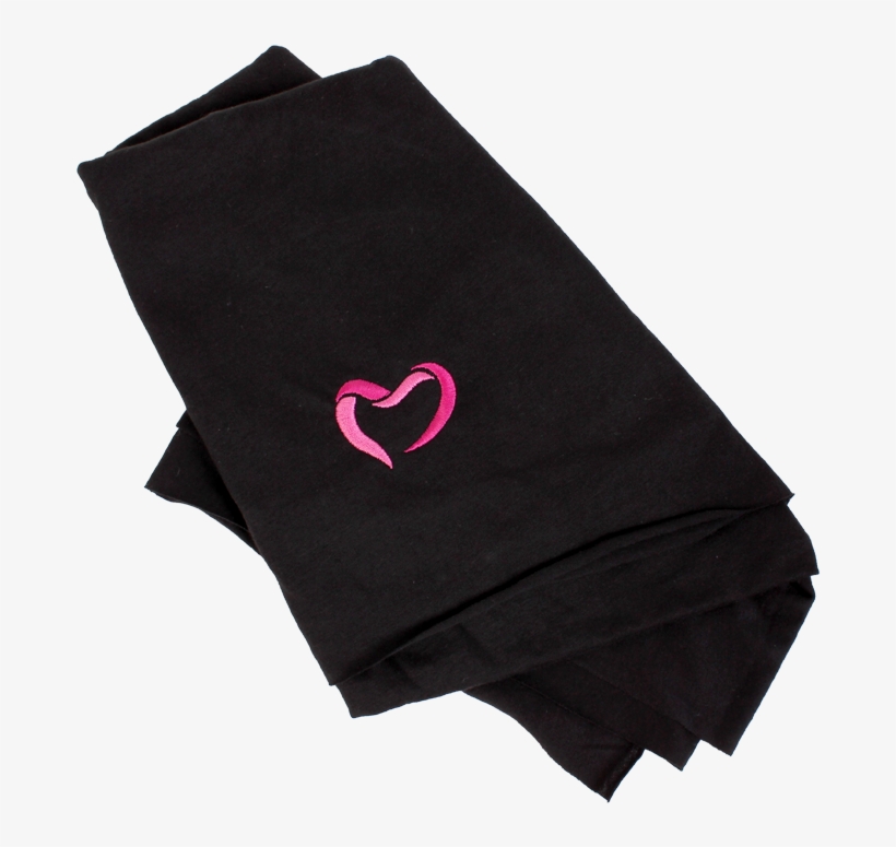 District Cotton Blend Scarf - Heart, transparent png download
