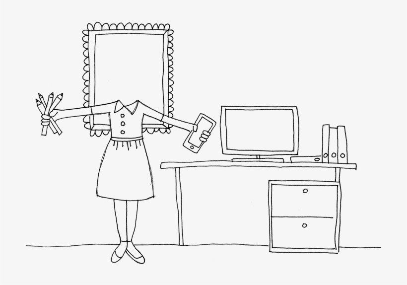 Little - Cat - Draw - All - Line Art, transparent png download