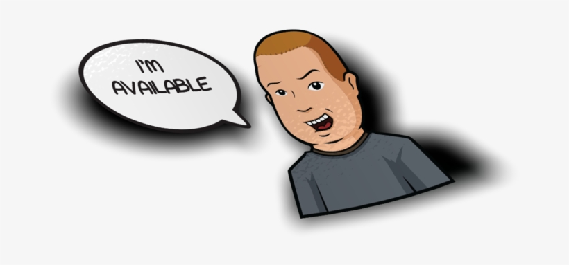 Bobby Hill Peeker Sticker - Illustration, transparent png download