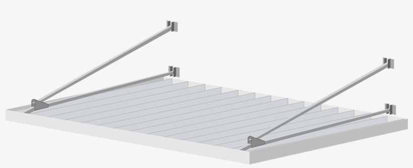 Commercial Metal Awnings - Roof Rack, transparent png download