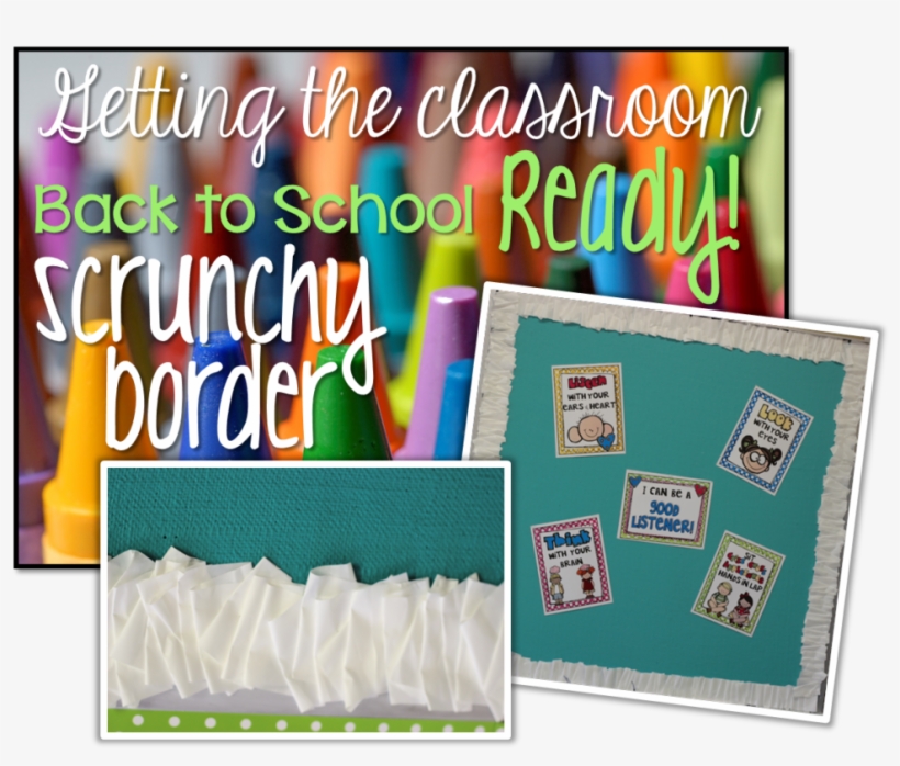 I Am Back With Another Getting Your Classroom Ready - Bulletin Board Streamer Border, transparent png download
