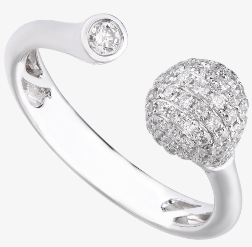 Disco Ball Hugger Ring - Engagement Ring, transparent png download