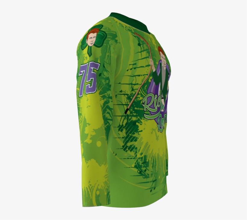 Rick Rollers Custom Hockey Jersey - Illustration, transparent png download