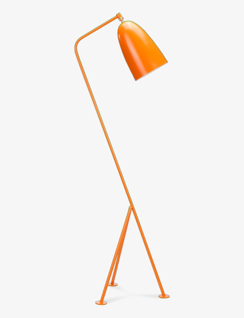 Grasshopper Floor Lamp - Oranje Vloerlamp, transparent png download