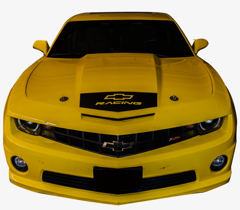 2010-2013 Chevy Camaro Bowtie Racing Hood Vinyl Graphic - Chevrolet Camaro, transparent png download