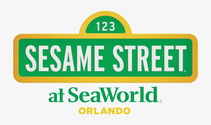 Sesamestreet Logoonly Flat - Sesame Street Seaworld Orlando Rides, transparent png download