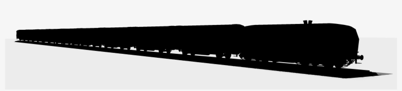 Train Silhouette - Silhouette, transparent png download