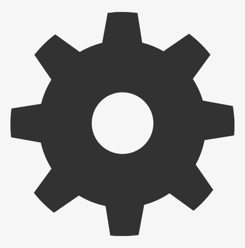 Black Gear Computer Icons Sprocket Clockwork - Gear Icon Royalty Free, transparent png download