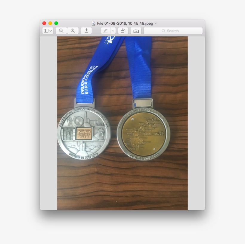 Thank You Prudential What A Ride - Gold Medal, transparent png download