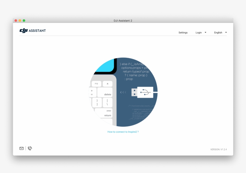 Default Screen With Version V1 - Dji, transparent png download