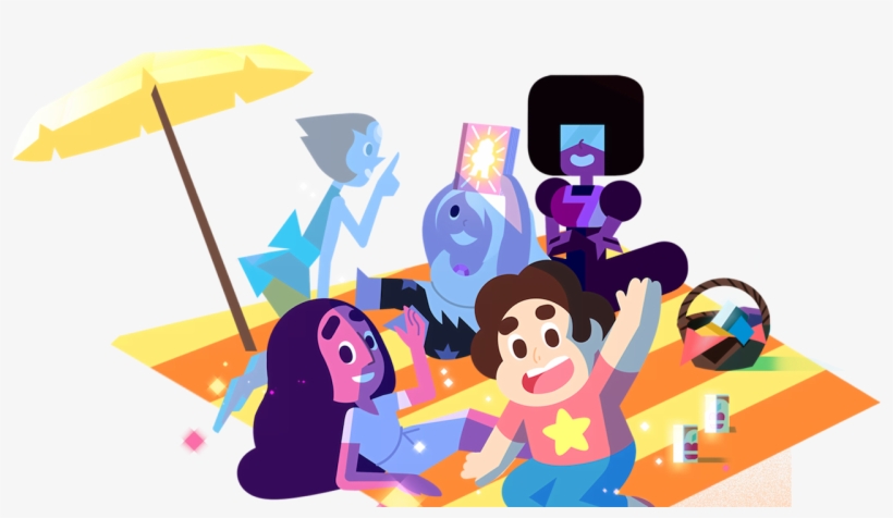 Steven Universe Characters Sitting On The Beach - Steven Universe Dove Self Esteem, transparent png download