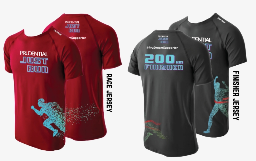 Jersey - Prudential Just Run 200km, transparent png download